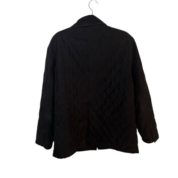 Joseph Abboud OUTERWEAR Quilted Lightweight Jacket Men's Black Coat Pockets Med - Picture 3 of 8